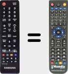 Replacement remote control for BN59-01189A