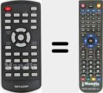 Replacement remote control for SH465