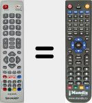Replacement remote control for SH477 (SHW-RMC-0121)