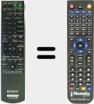 Replacement remote control for RM-AAU130 (149007811)