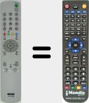 Replacement remote control for RM947 (147861411)