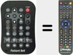 Replacement remote control for REMCON1309