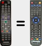 Replacement remote control for TM1050 (BN59-01082A)