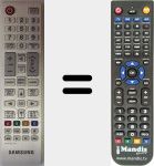 Replacement remote control for TM1240 (AA5900715A)