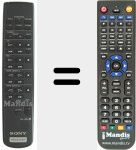 Replacement remote control for RM-U265 (147363311)