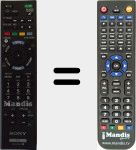Replacement remote control for RMED053 (149199521)