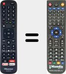 Replacement remote control for EN2BF27H (T232949)