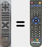 Replacement remote control for RC1063