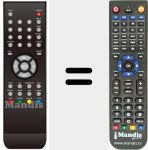 Replacement remote control for 0118020001