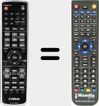 Replacement remote control for DVX-1000 (WM238700)