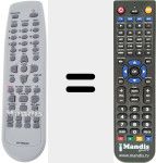 Replacement remote control for 97P1RA2JA1