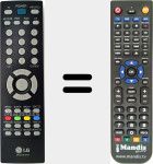 Replacement remote control for MKJ37815701