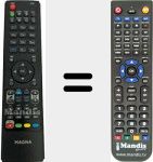 Replacement remote control for LED32H537B