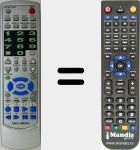 Replacement remote control for BSA4100