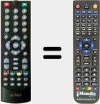 Replacement remote control for DMB114HD