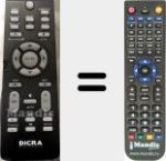 Replacement remote control for SB206SH