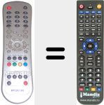 Replacement remote control for REMCON242