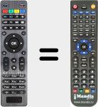 Replacement remote control for INFOMIR001