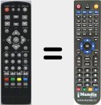 Replacement remote control for 476030