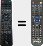 Replacement remote control for UK-009