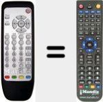 Replacement remote control for REMCON720