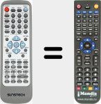 Replacement remote control for REMCON1020