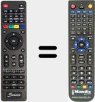 Replacement remote control for SCI5300