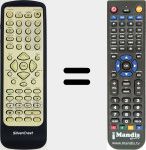Replacement remote control for ST-3188 B