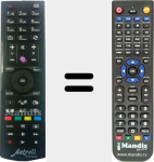 Replacement remote control for 013143T