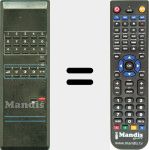 Replacement remote control for 21 MD