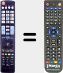 Replacement remote control for AKB73615397