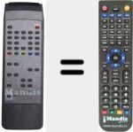 Replacement remote control for 7MZ187F