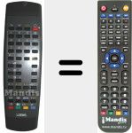 Replacement remote control for 8133580 (26390413918)