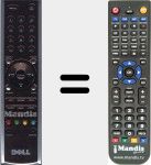 Replacement remote control for W2600