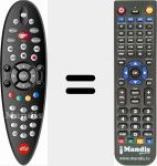 Replacement remote control for 2275514
