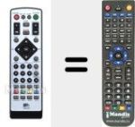 Replacement remote control for EasyhomeTDTConvertible (EasyhomeTDTConvertib)