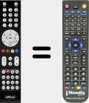 Replacement remote control for Lyse001