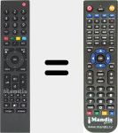 Replacement remote control for TP6 (759551749500)