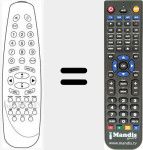 Replacement remote control for 1540