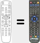 Replacement remote control for BRTKKTR13B9ZA
