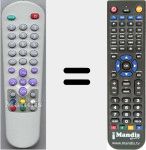 Replacement remote control for RCPREMIO