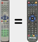 Replacement remote control for LTV0402