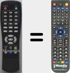 Replacement remote control for 877601