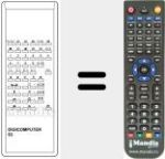 Replacement remote control for DIGICOMPUTER53