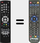 Replacement remote control for P702000013
