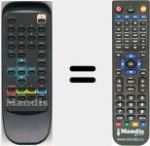 Replacement remote control for RM07901