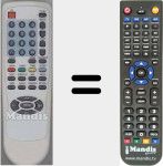Replacement remote control for RC38SL