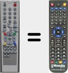 Replacement remote control for WX401