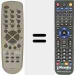 Replacement remote control for 076NOGE040