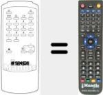 Replacement remote control for 105 079